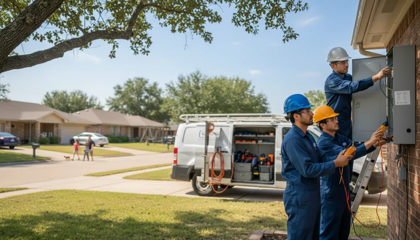 Certified electrician providing emergency electrical services in Leaf River, IL